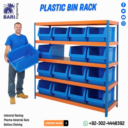 Plastic Bin Rack
