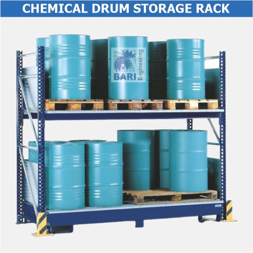 Chemical Drum Storage Rack