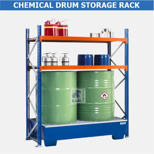 Chemical Drum Storage Rack