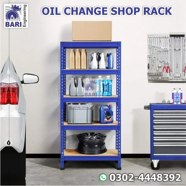 Oil Change Shop Rack