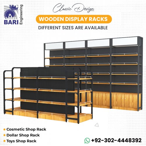 Wooden Display Rack