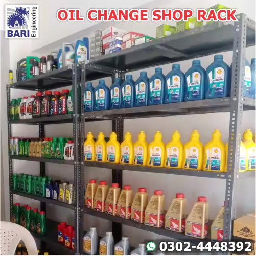 Oil Change Shop Rack