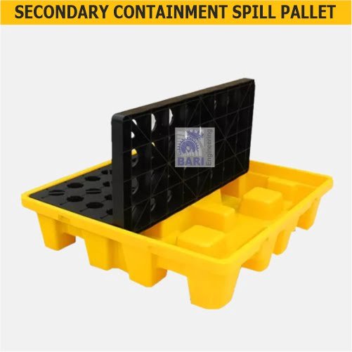 Secondary containment spill pallet