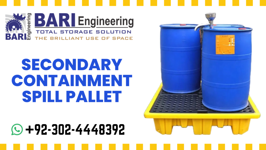 3 Drum Spill Containment Pallet