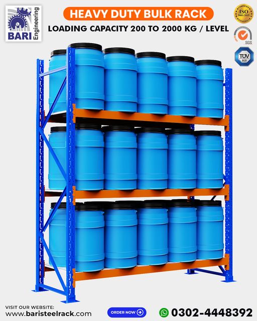 Chemical Drum Storage Rack