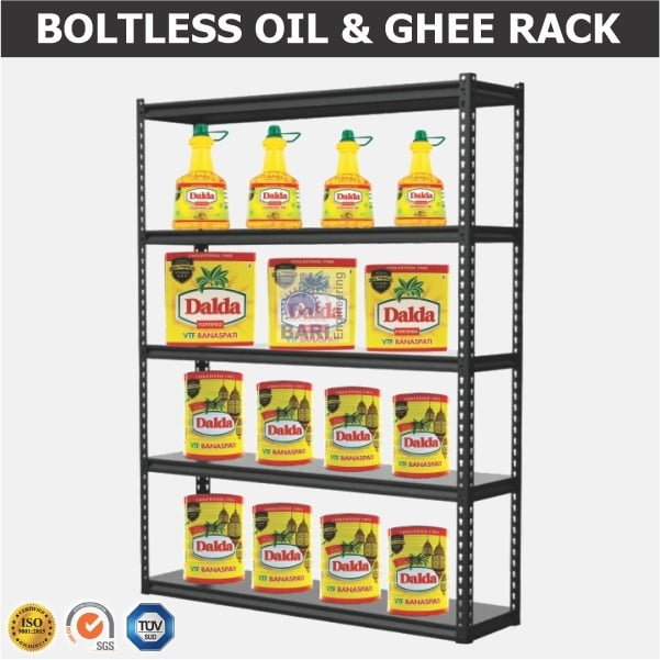 Boltless Oil & Ghee Rack